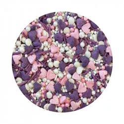 Cukrové zdobenie fialová láska 1 kg