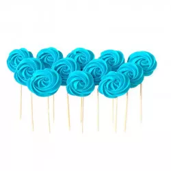 Modré cukrové lízatká 12 ks