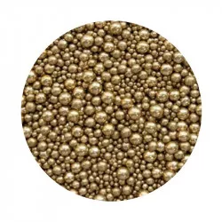 Cukrové perly zlatý mix 1 kg