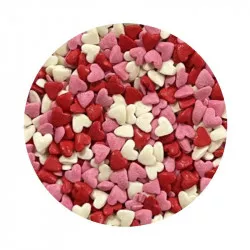 Cukrové zdobenie Srdcové trio 1 kg