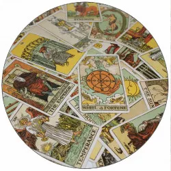 Jedlý papier tarotovej karty 19,5 cm