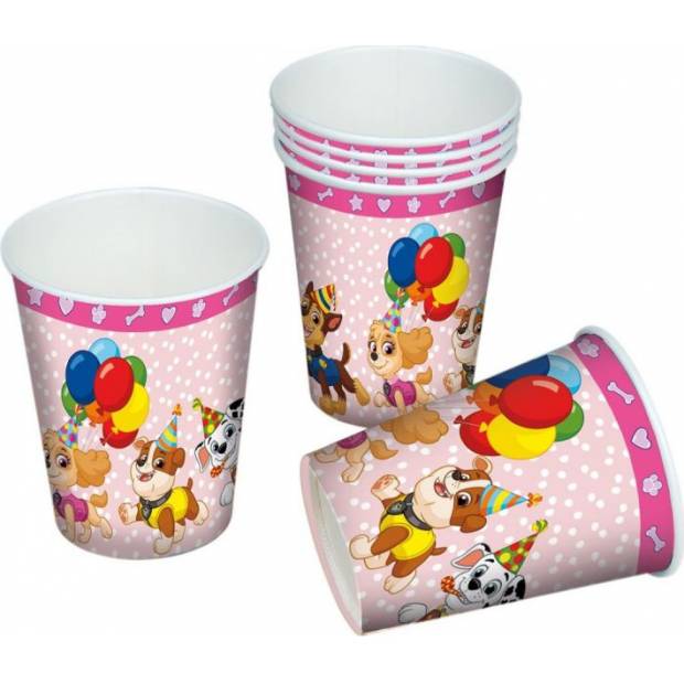 Papierové poháre 250ml 6ks Paw patrol