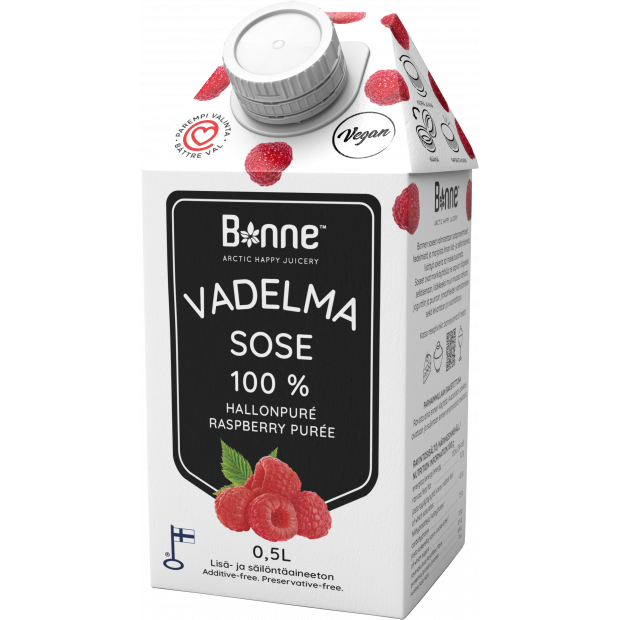 Ovocné pyré 100% malina 0,5l