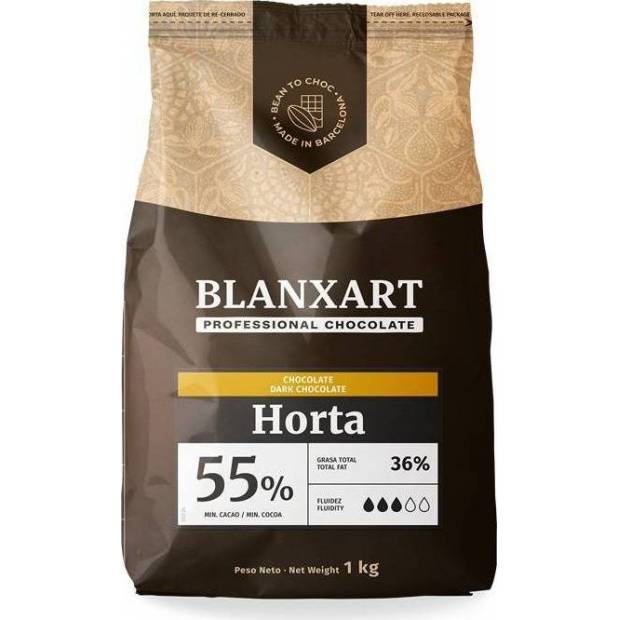 Blanxart Pravá horká čokoláda Horta 55% (1 kg)