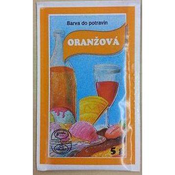 Práškové potravinárske farbivo (5 g) Oranžová