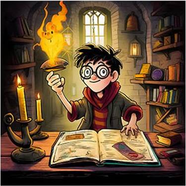 Papierové obrúsky 16x16cm 20ks Harry Potter