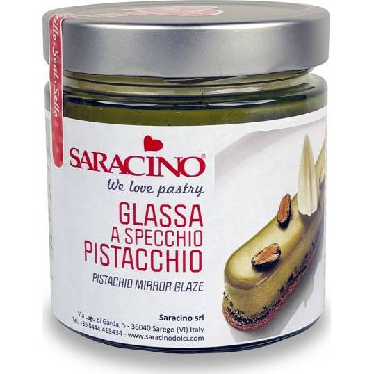 Zrkadlová glazúra pistácie 350g