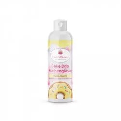 Cake drip pastelová žltá 250g