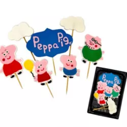 Cukrová figúrka zápich prasiatko Pepa