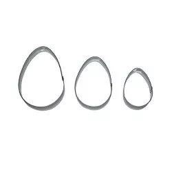 Sada vykrajovátek vajíčka 3 ks