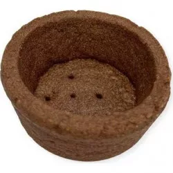 Košíčka na tartaletky maslový hladký kakaový 4,4 cm (24 ks)