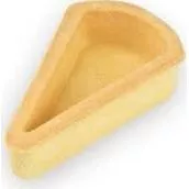 Tartaletka košíček trojuholník maslový svetlý 7 cm (72 ks)
