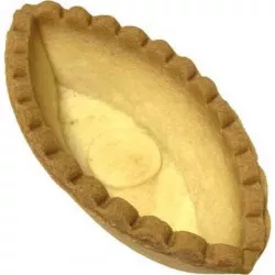 Tartaletka košíček vypichovacia lodička linecká svetlá 6,7 cm (24 ks)