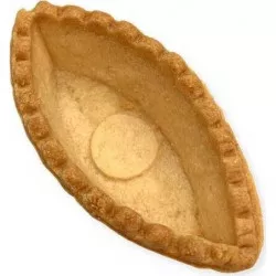 Tartaletka košíček lodička maslová svetlá 6,7 cm (24 ks)