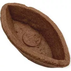 Košíček na tartaletky lodička maslová hladká kakaová 6,7 cm (24 ks)