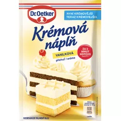 Dr. Oetker Krémová náplň vanilková (65 g) DO0070 tortový korpus