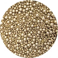Cukrové perličky mix zlaté 80 g