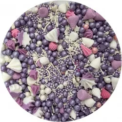 Cukrové zdobenie Fialová krása 80 g