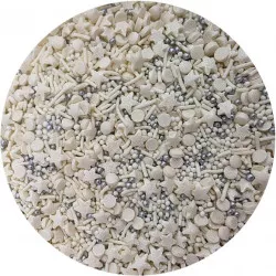 Cukrová dekorácia Biely mix 80 g
