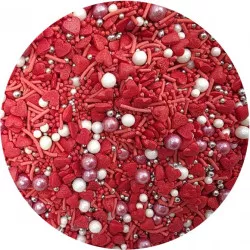 Cukrové zdobenie Srdcový valčík 80 g