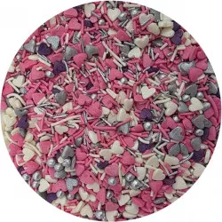 Cukrové zdobenie Nežné srdce 80g