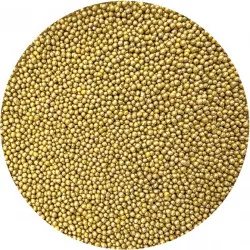 Cukrové perličky metalické zlaté III. 2mm 80g