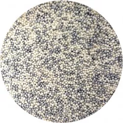Cukrové perličky striebornobiele 80g