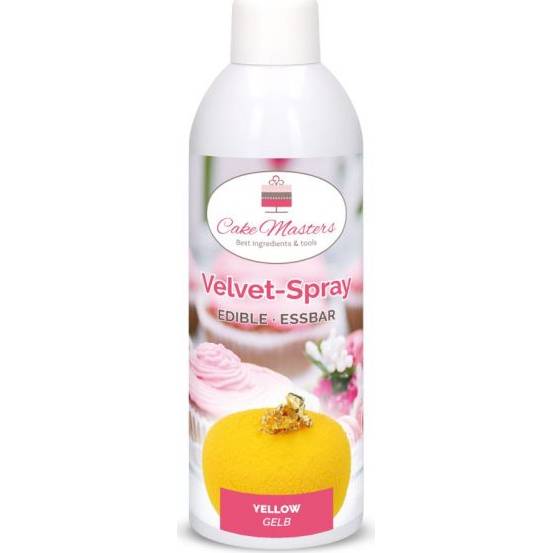 Zamatový sprej žltý, 400g