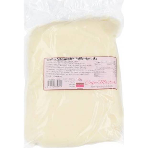 Biely čokoládový fondán 1 kg