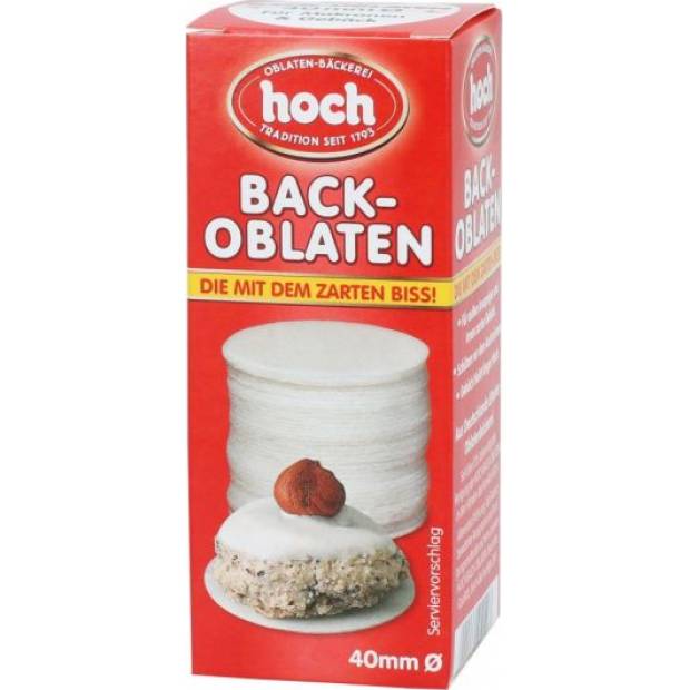 Oblátky na pečenie 4cm, 100ks