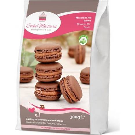 Zmes na makrónky 300 g hnedej farby