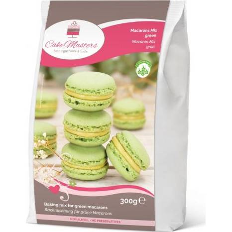 Zmes na makrónky 300 g zelenej farby