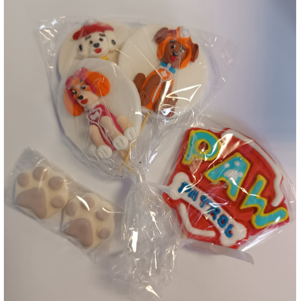 Cukrová figúrka Paw Patrol 6ks
