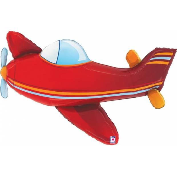 Nafukovací balón červené lietadlo 94 cm