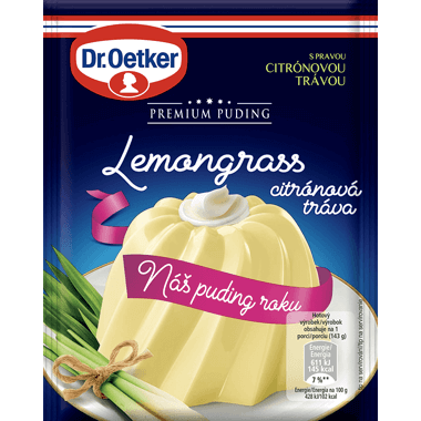 Dr. Oetker Premium Puding Citrónová tráva (40 g)