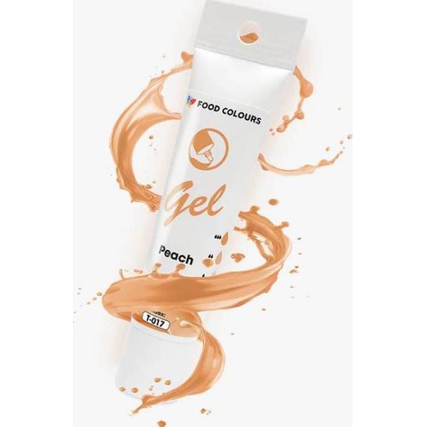 Food Colours gélová farba v tube Peach 30 g