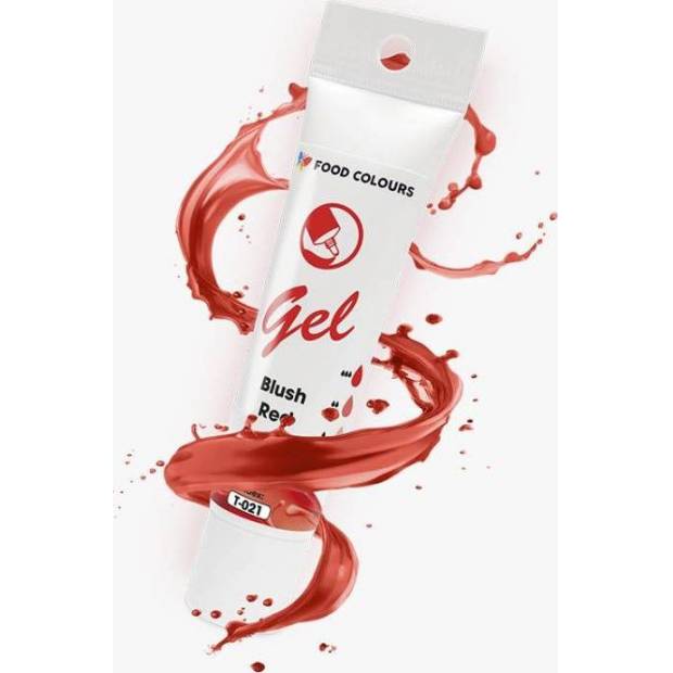 Food Colours gélová farba v tube Blush Red 30 g
