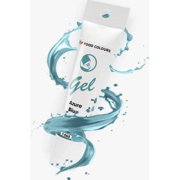 Food Colours gélová farba v tube Azure Blue 30 g