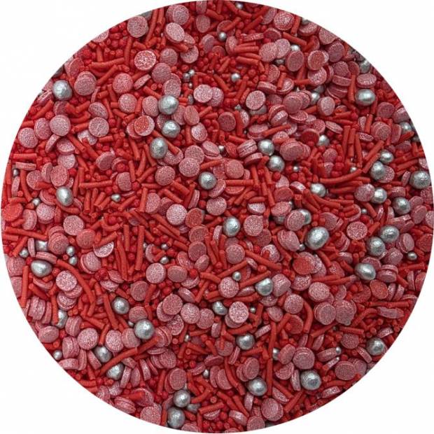 Cukrové zdobenie Červený koktail 80g