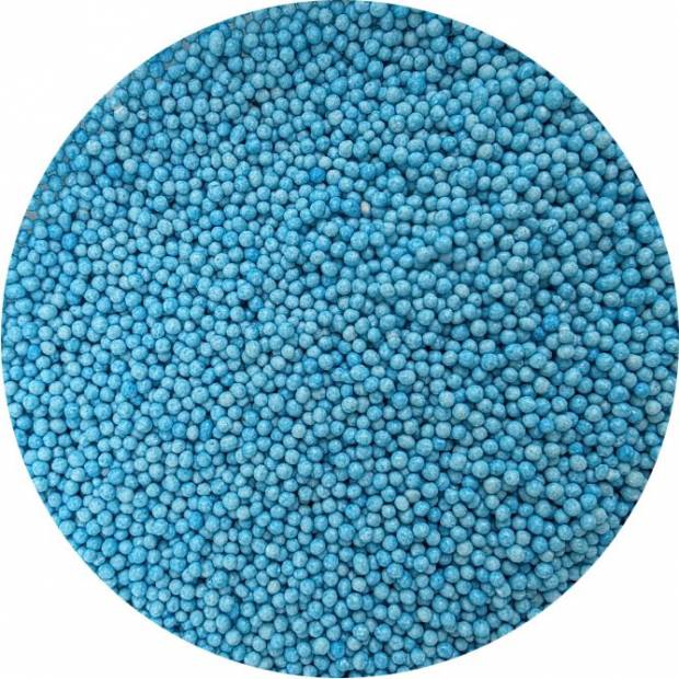 Cukrové korálky modré 80g