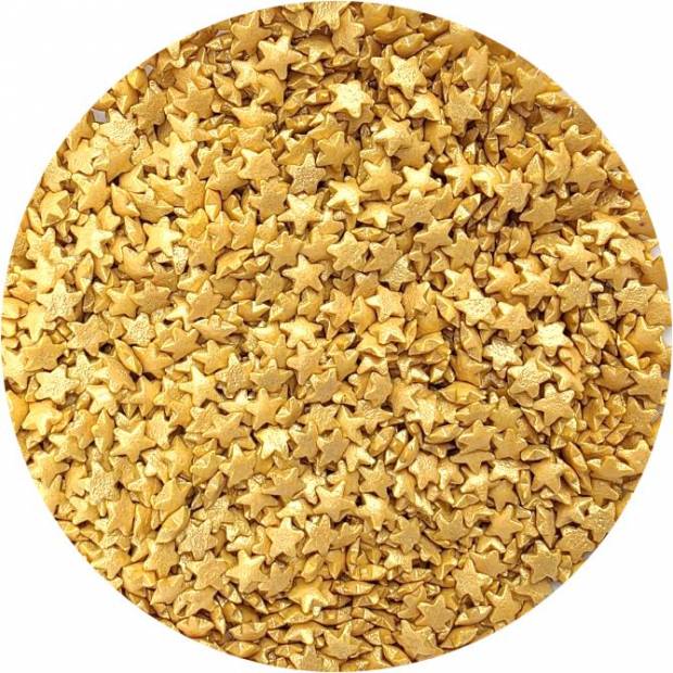 Cukor na zdobenie zlatých hviezdičiek 80g