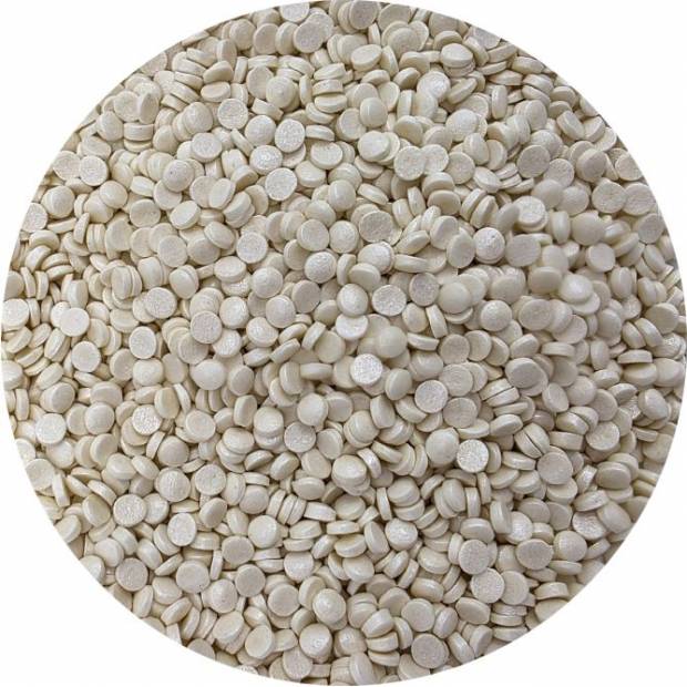 Cukrové zdobenie biele perlové konfety 80g