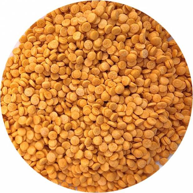 Cukrové zdobenie oranžové konfety 80g