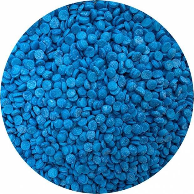 Cukrové zdobenie modré konfety 80g
