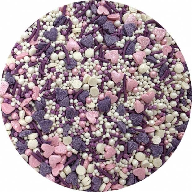 Cukrové zdobenie Lilac beauty 80g
