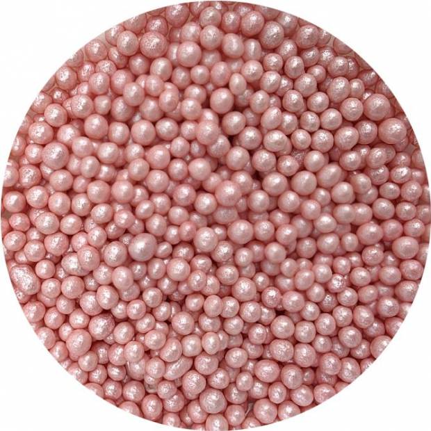 Perly Sugar-rice modré perleťové 5 mm 80g