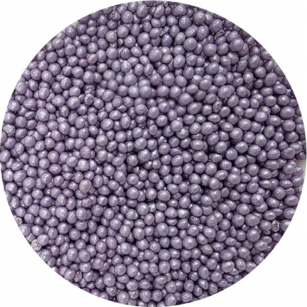 Levanduľové perly z cukrovej ryže 3-4mm 80g