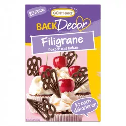 Čokoládové filigránky 20 ks