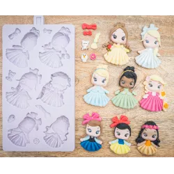 Silikónová forma princeznej 21×12 cm