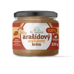 Arašídové máslo jemné 100% 220 g